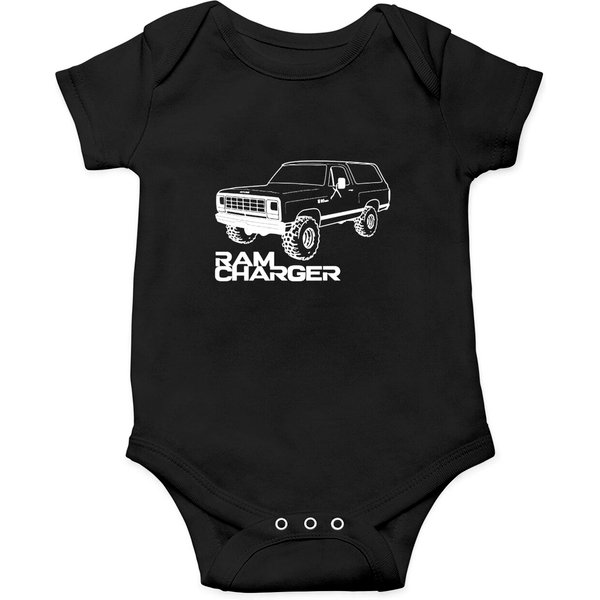 Obs Ram Charger White Print - Ramcharger - Onesie-image