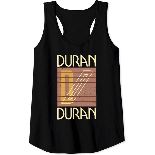 American Classics Duran Duran Band Khanada Logo Adult Short Sleeve Tank Tops Graphic Tee-image