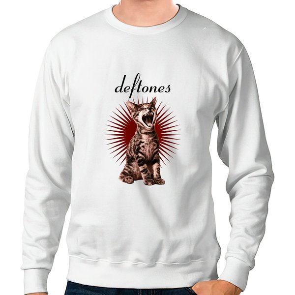 Deftones Band Adre-Naline Cat Design Pure Cotton Breathable Sweatshirts-image