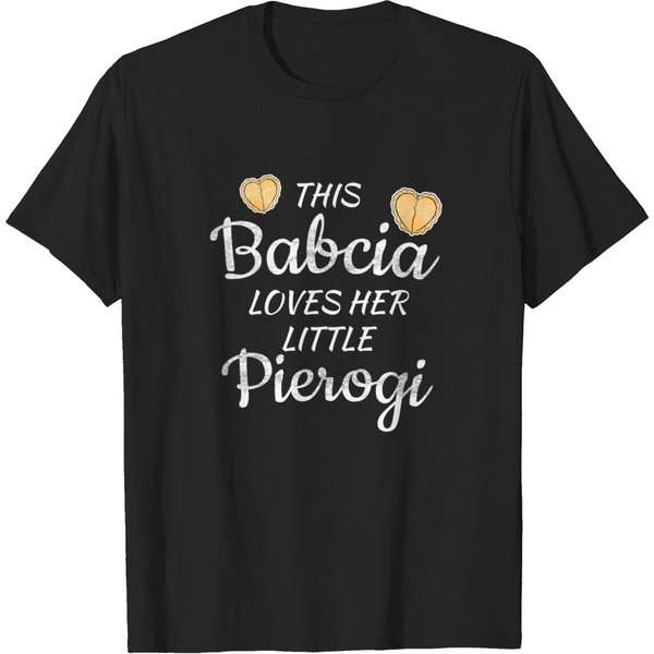 Polish Babcia Grandma Loves Little Pierogi T Shirt-image