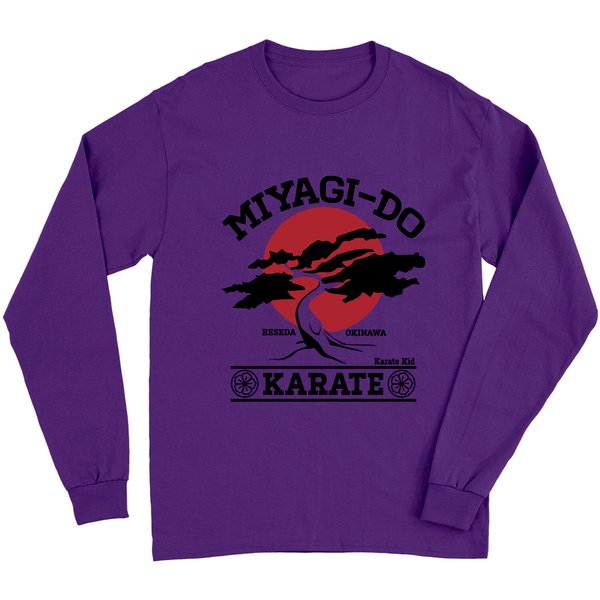 Karate Kid 1980'S Martial Arts Movie Miyagi Do It Again Vintage Long Sleeves-image