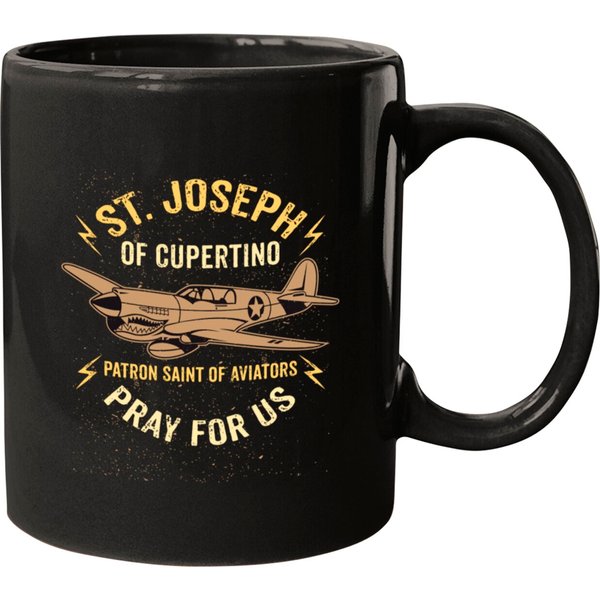 St Joseph Of Cupertino Patron Saint Of Pilots Avia Mugs-image