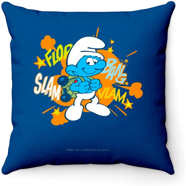 The Smurfs - Tlv Hefty Smurf Throw Pillows-image