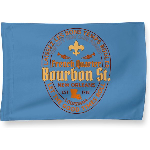 French Quarter Bourbon St New Orleans Souvenir Gift House Flags-image