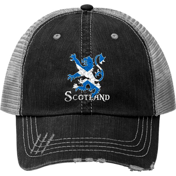Scotland Lion Rampant Scotland Scottish Trucker Hats-image