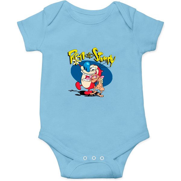 Nickelodeon Ren And Stimpy Classic Logo Onesie-image