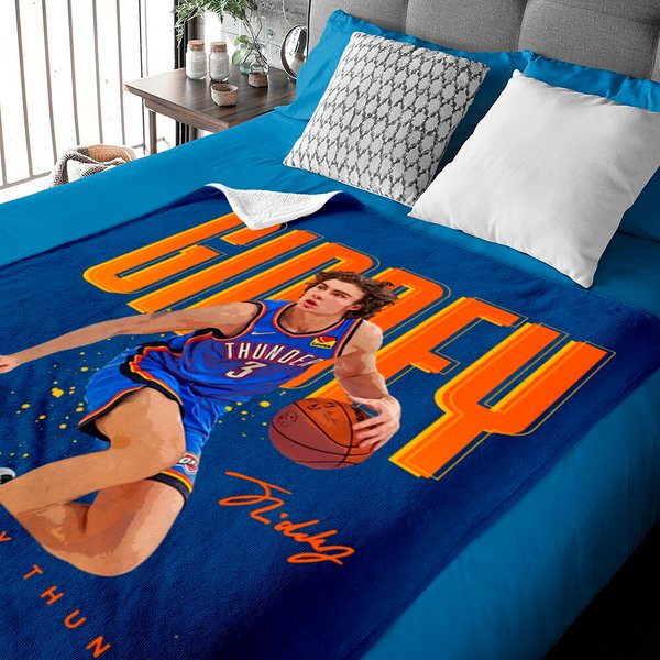 Josh Giddey - Josh Giddey Oklahoma City Thunder - Baby Blankets-image