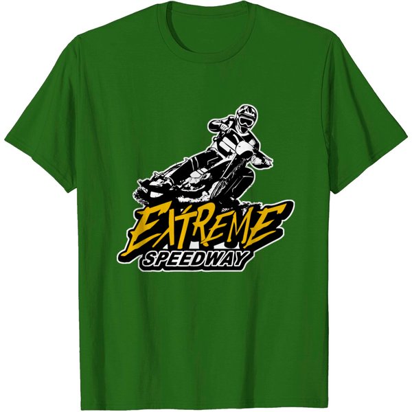 Motorcycle Speedway Racing T Shirt-image