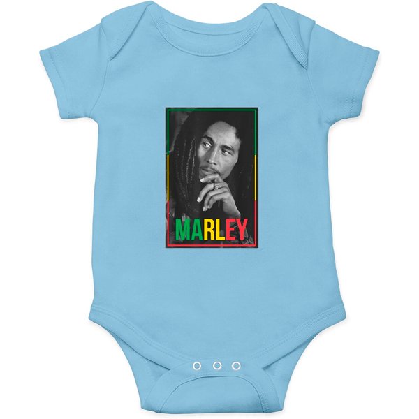 Bob Marley Photo Onesie-image