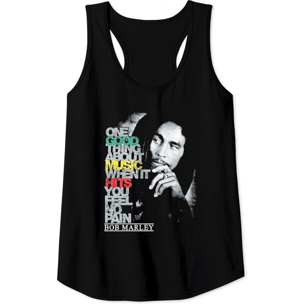Bob Marley Good Music Hits Tank Tops-image