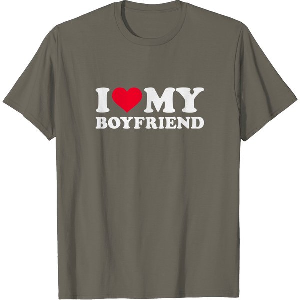 I Love My Boyfriend T-Shirt-image