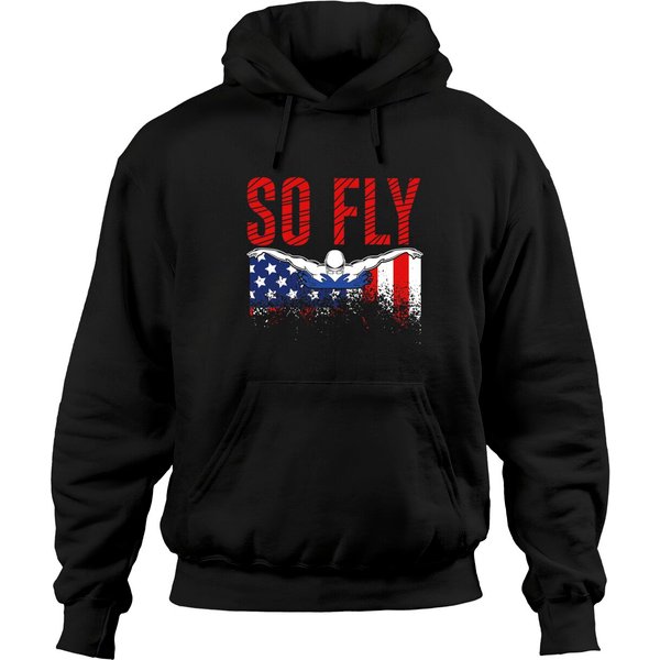 So Fly Usa Swimming Team Sports Athlete Us Swim Aquatic Hoodies