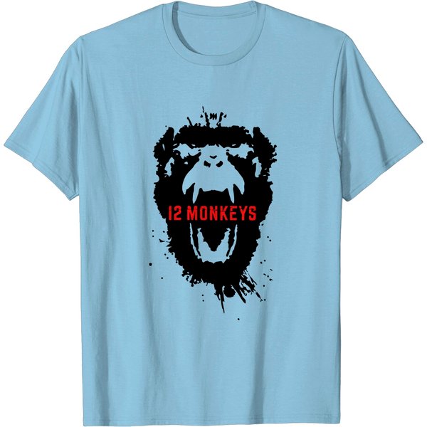 12 Monkeys Scream Stencil Tv Series 2015 T Shirt-image