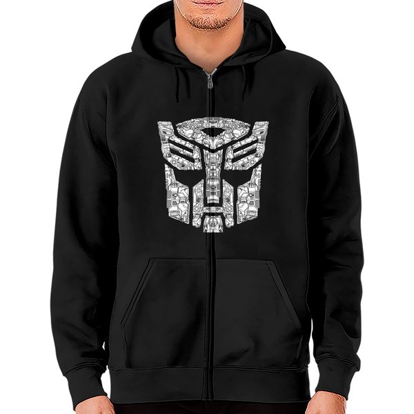 Transformers Autobots Detailed Logo Zip Hoodies-image