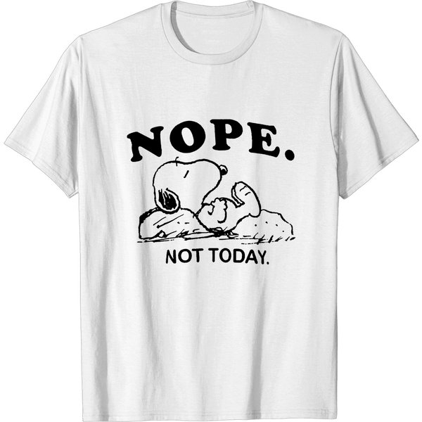 Snoopy Nope Not Today T-Shirts-image