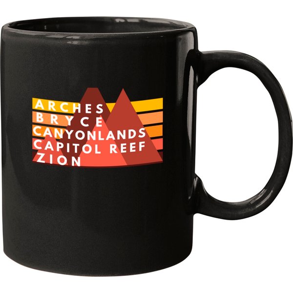 Utah National Parks Utah's Mighty Five Souvenir Nps Moab Pullover Mugs-image