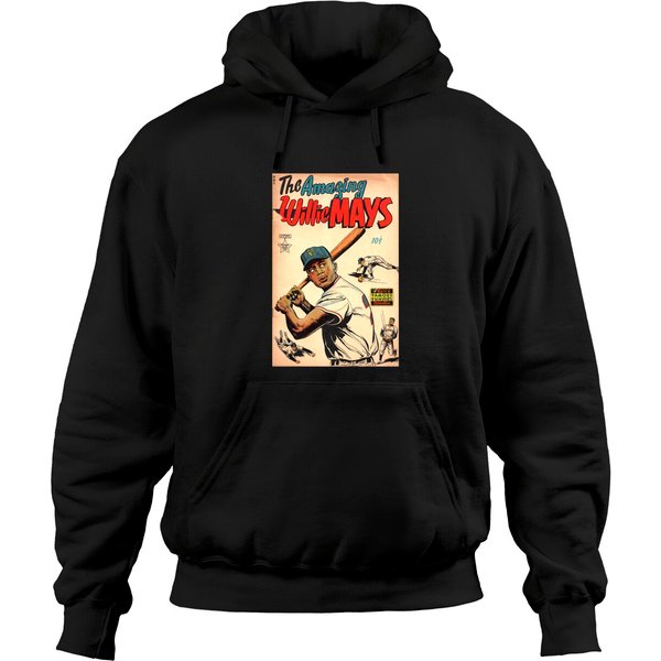 Vintage Comics The Amazing Willie Mays Classic Hoodies-image