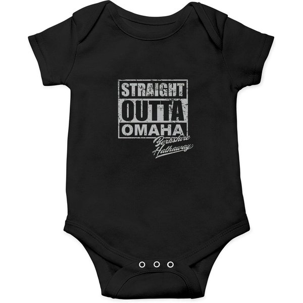 Straight Outta Omaha - Berkshire Hathaway Buffett Onesie-image