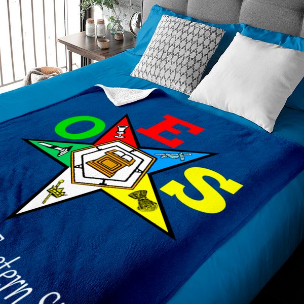 Oes Order Of The Eastern Star Logo Symbol Baby Blanket