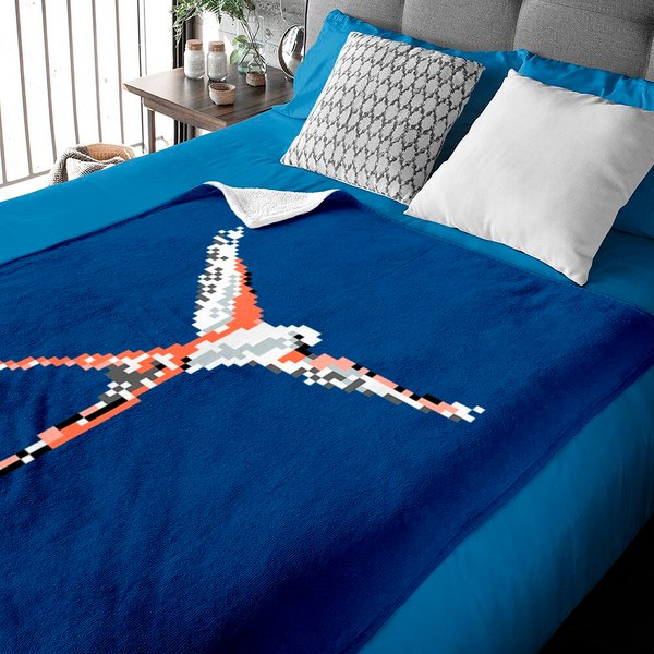Wingspan Bird Pixel - Board Game Clothing - Tabletop Gaming Baby Blanket