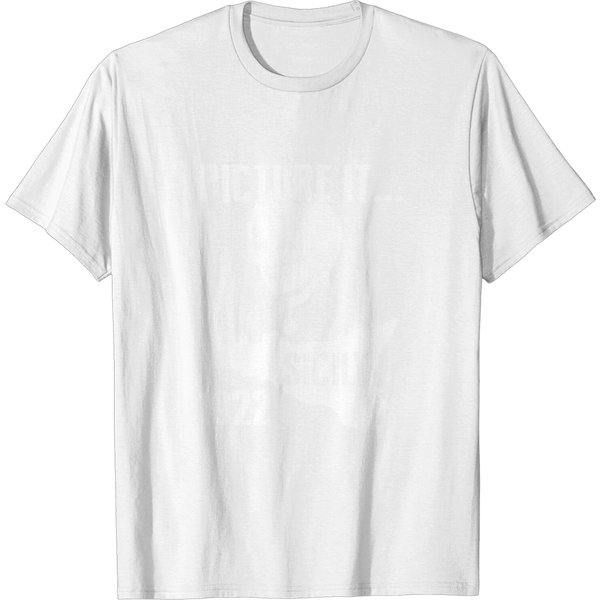 Sicily Picture It Sicily 1922 Golden Gift For Girl T Shirt-image