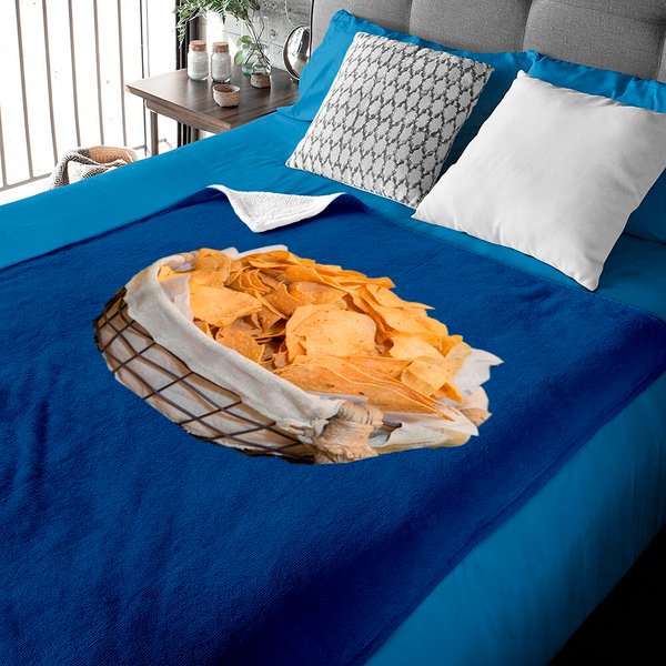Tortilla Chips Costume Baby Blanket-image