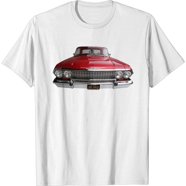 Red 1963 Impala Lowrider T Shirt-image