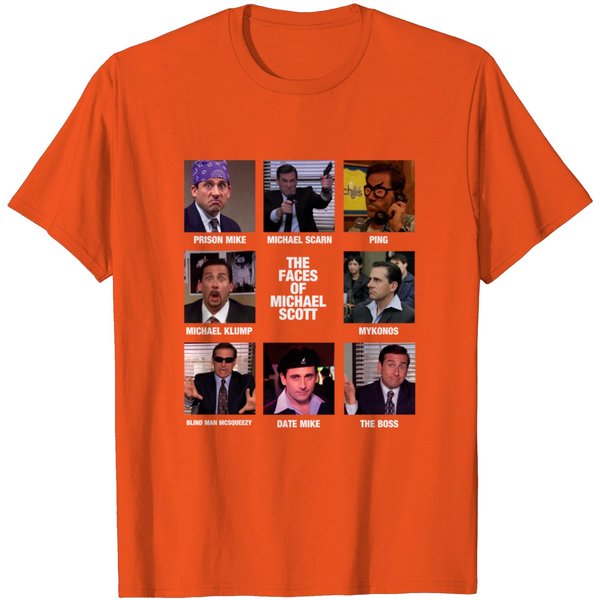 The Faces Of Michael Scott - The Office Shirt - The Office - T-Shirt-image