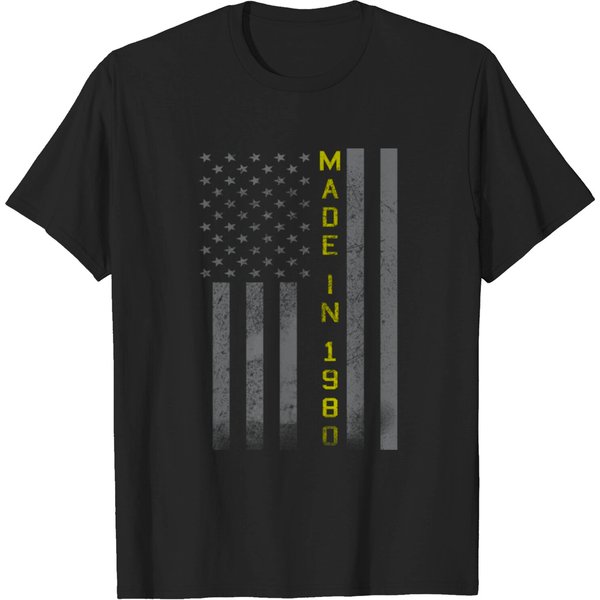 Made In 1980 In American – Awesome T Shirt-image