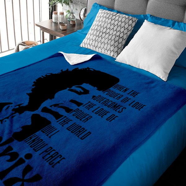 Jimi Hendrix Quote Baby Blankets-image