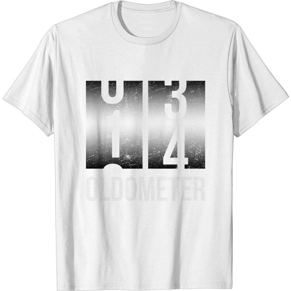 Oldometer 14Th Birthday Gift 14 Year Old Bday T Shirt-image