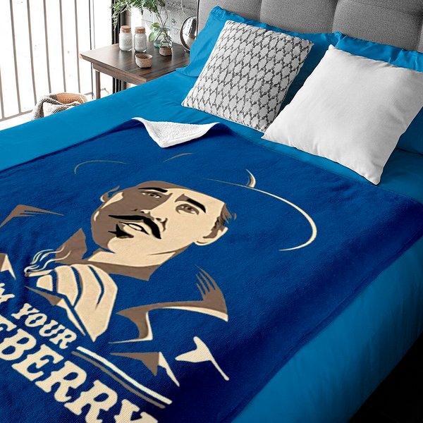 Tombstone Doc Holliday I'm Your Huckleberry Baby Blankets