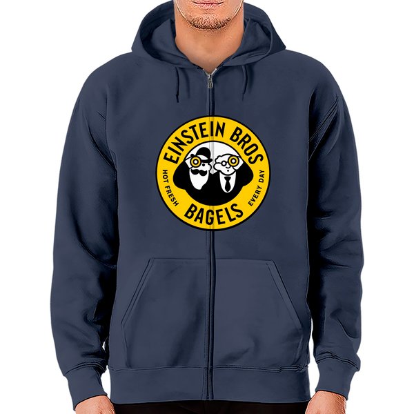 Donut Einstein Bagel - Einstein Bagel - Zip Hoodies-image