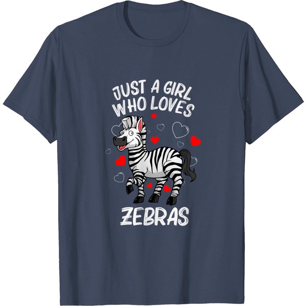 Zebra T-Shirt Funny Girl Zebra Themed-image