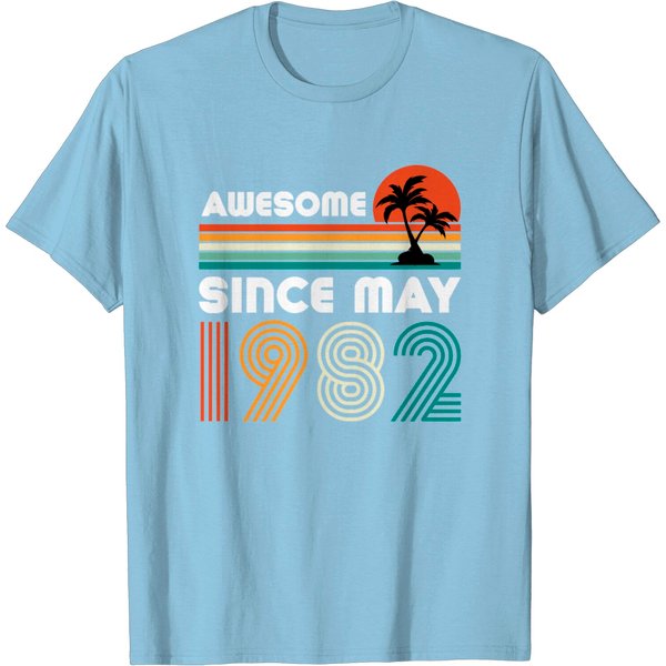 Awesome Since May 1982 T Shirt-image
