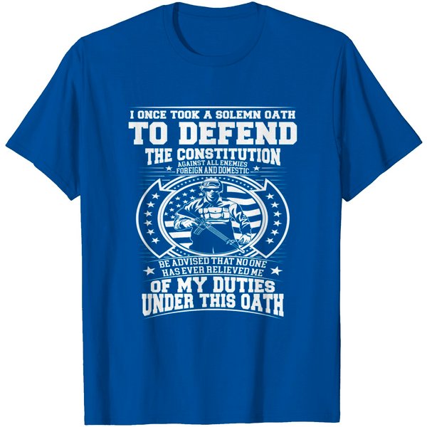 I Once Took And Oath 2Nd Amendment American Flag T Shirt-image