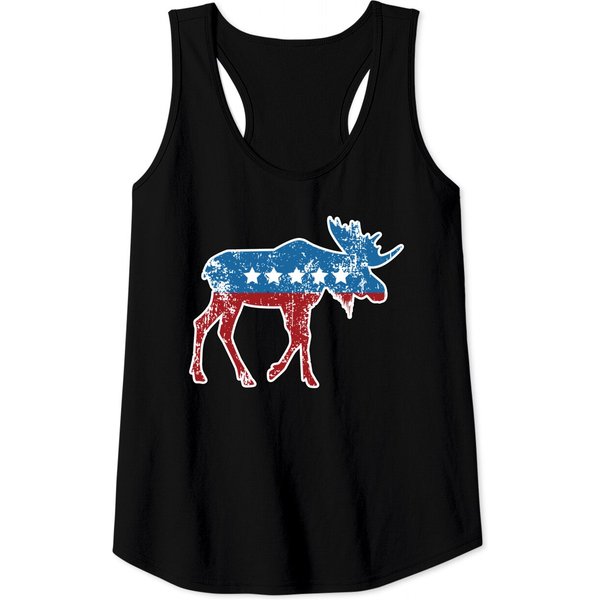Theodore Roosevelt Teddy Political Bull Moose Party Tank Tops-image