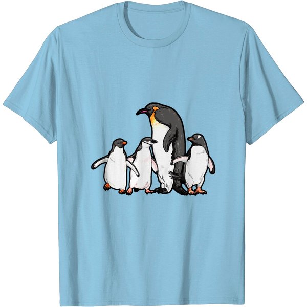 Adelie Chinstrap Emperor Gentoo Penguin Penguins T Shirt-image