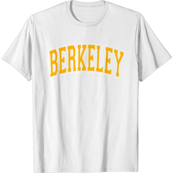 Berkeley Varsity Style Amber Text T Shirt-image