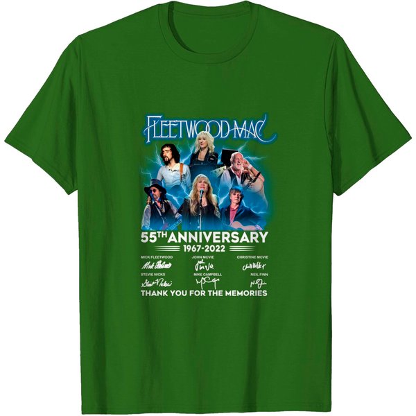 Fleetwood Mac 55Th Anniversary 1967-2022 Signatures T-Shirt-image