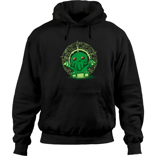 Little Cthulhu Cute Necronomicon Baby Cthulhu Hoodie-image