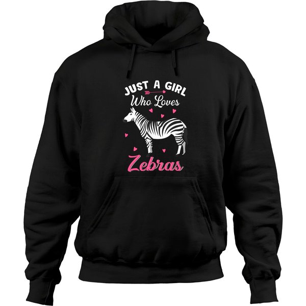 Zebra Hoodies Just A Girl Who Loves Zebras-image