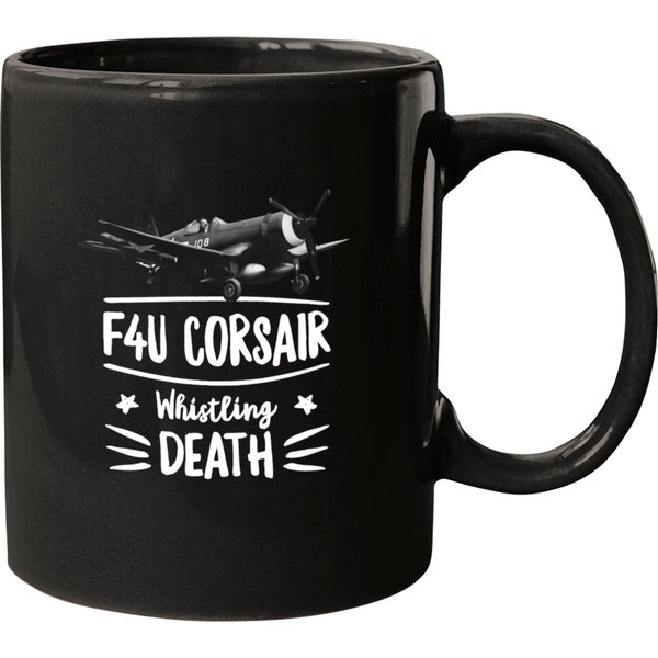 Whistling Death Mug F4u Corsair Wwii Aircraft Mugs