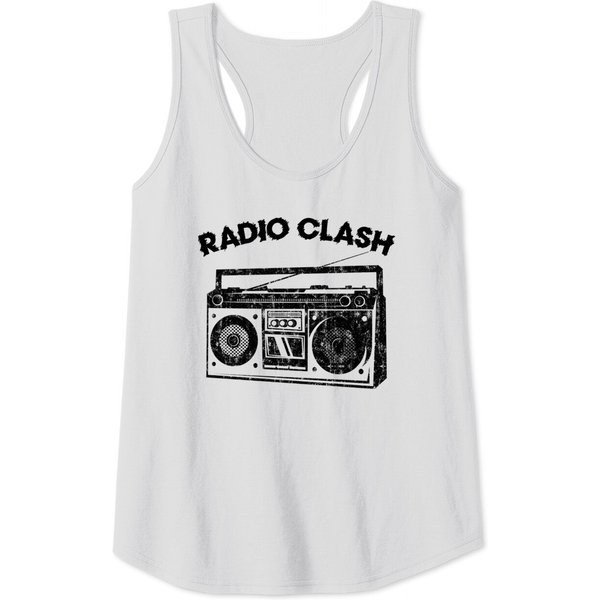 Punk Radio Clash Tank Tops-image