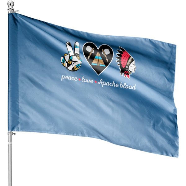 Apache Tribe Native American Indian America Tribes House Flags-image