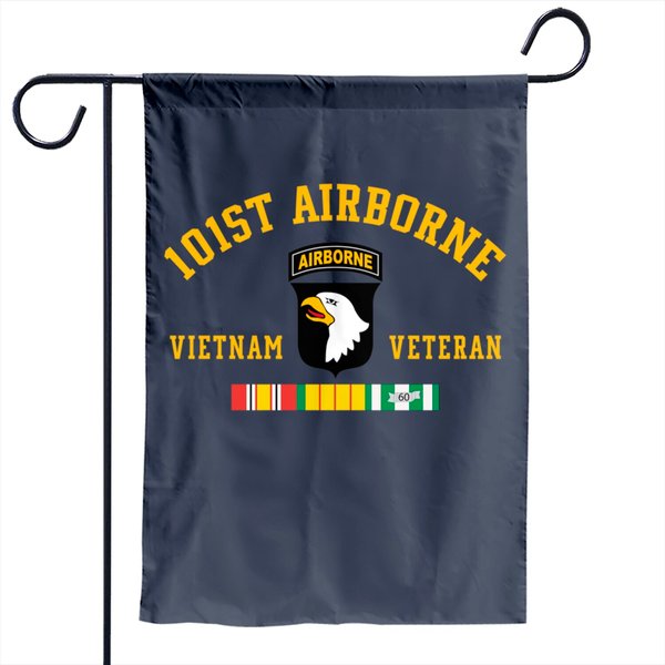 101st Airborne Division Vietnam Veteran Father Day Garden Flag