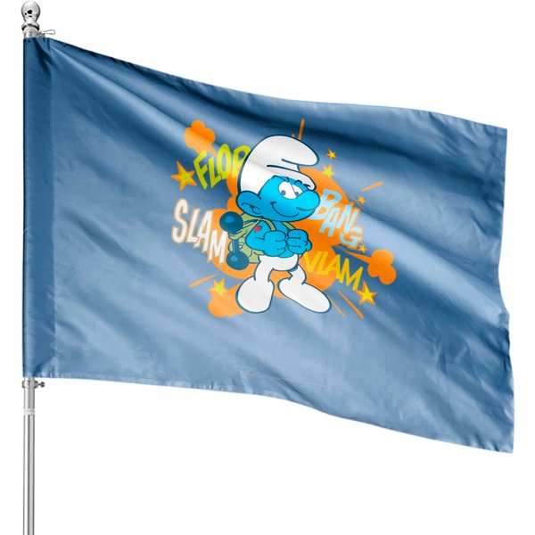 The Smurfs - Tlv Hefty Smurf House Flags-image