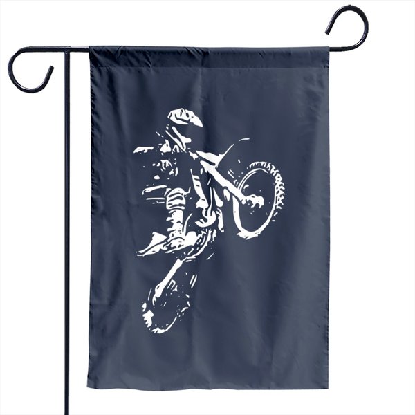 Motocross - Dirt Bike Garden Flag