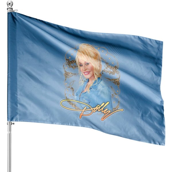 Dolly Parton Vintage Relaxed Fit Classic House Flags-image