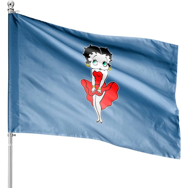 Betty Boop House Flags Vintage Blowing Dress-image
